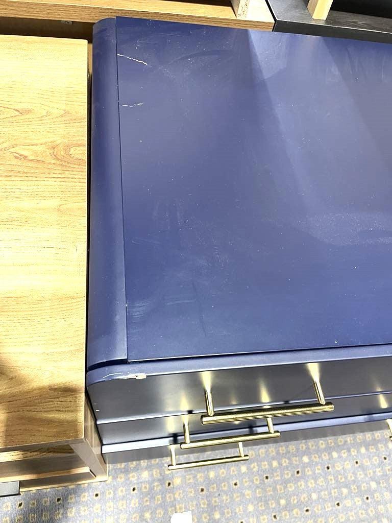 Assembled Habitat Wilderness 3 Drawer Chest - Blue (Damaged)