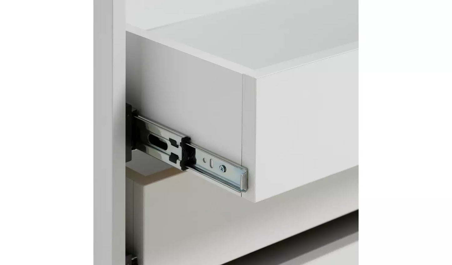 Habitat Munich 2 Door Mirror Wardrobe - White