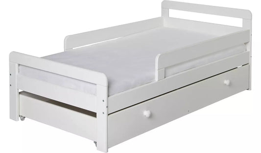 Habitat Ellis Toddler Bed Frame with Storage - White