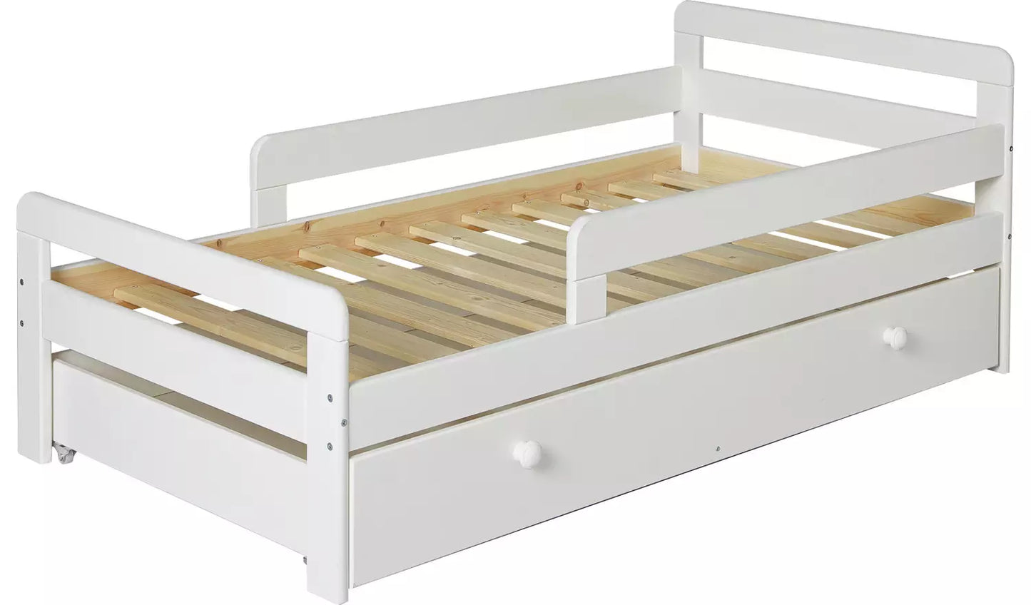 Habitat Ellis Toddler Bed Frame with Storage - White