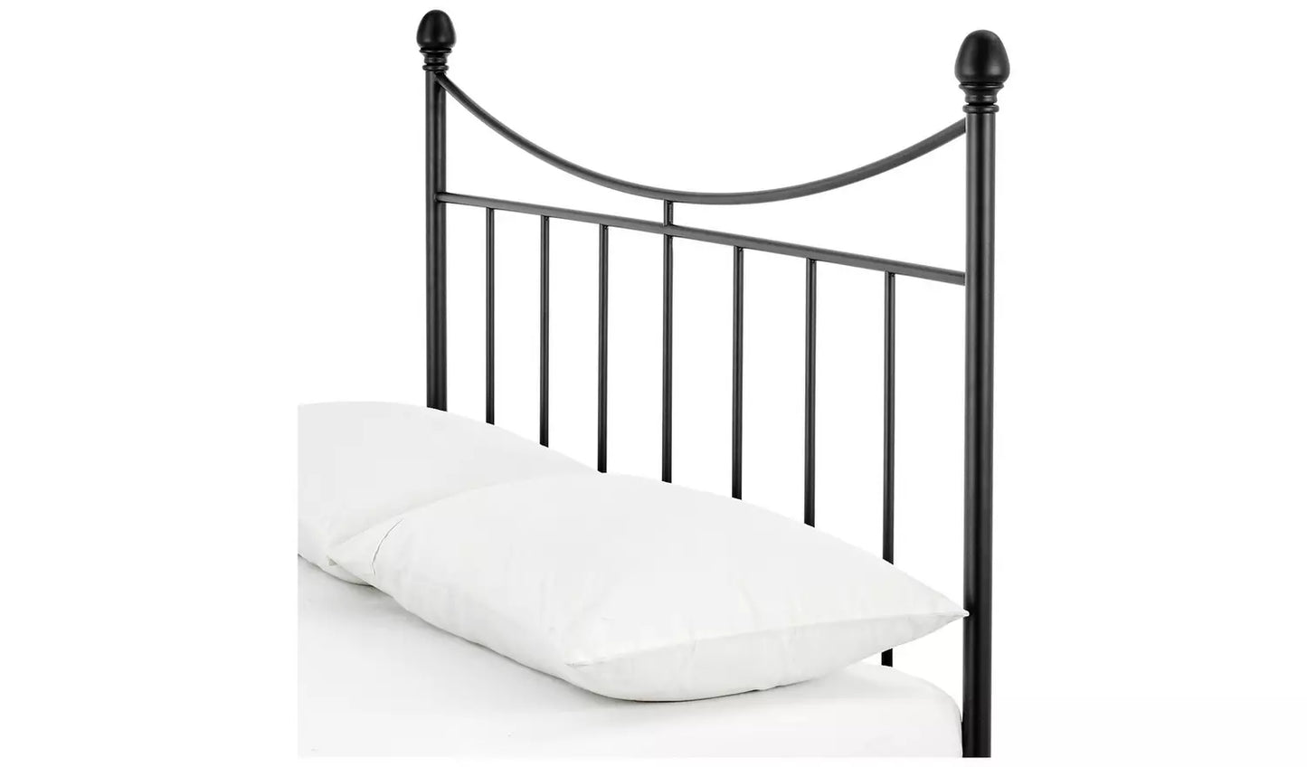 Clara Kingsize Metal Bed Frame - Black