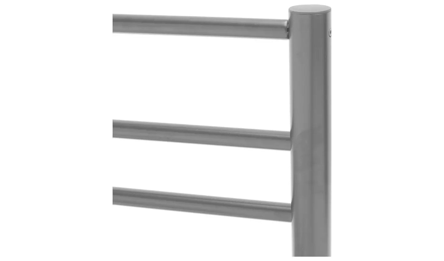 Atlas Single Metal Bed Frame - Silver
