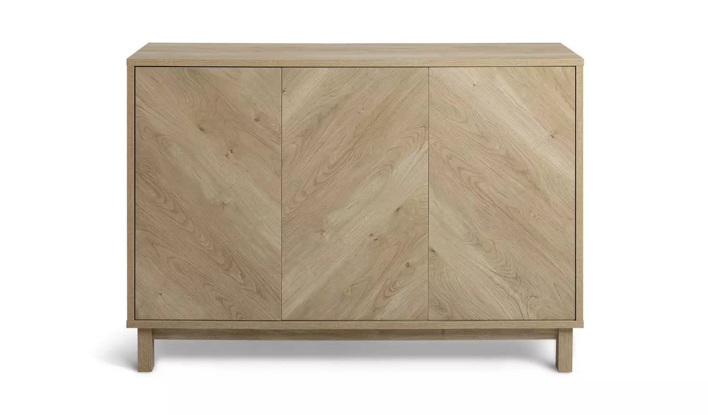 Assembled Habitat Fynn 3 Door Sideboard - Oak