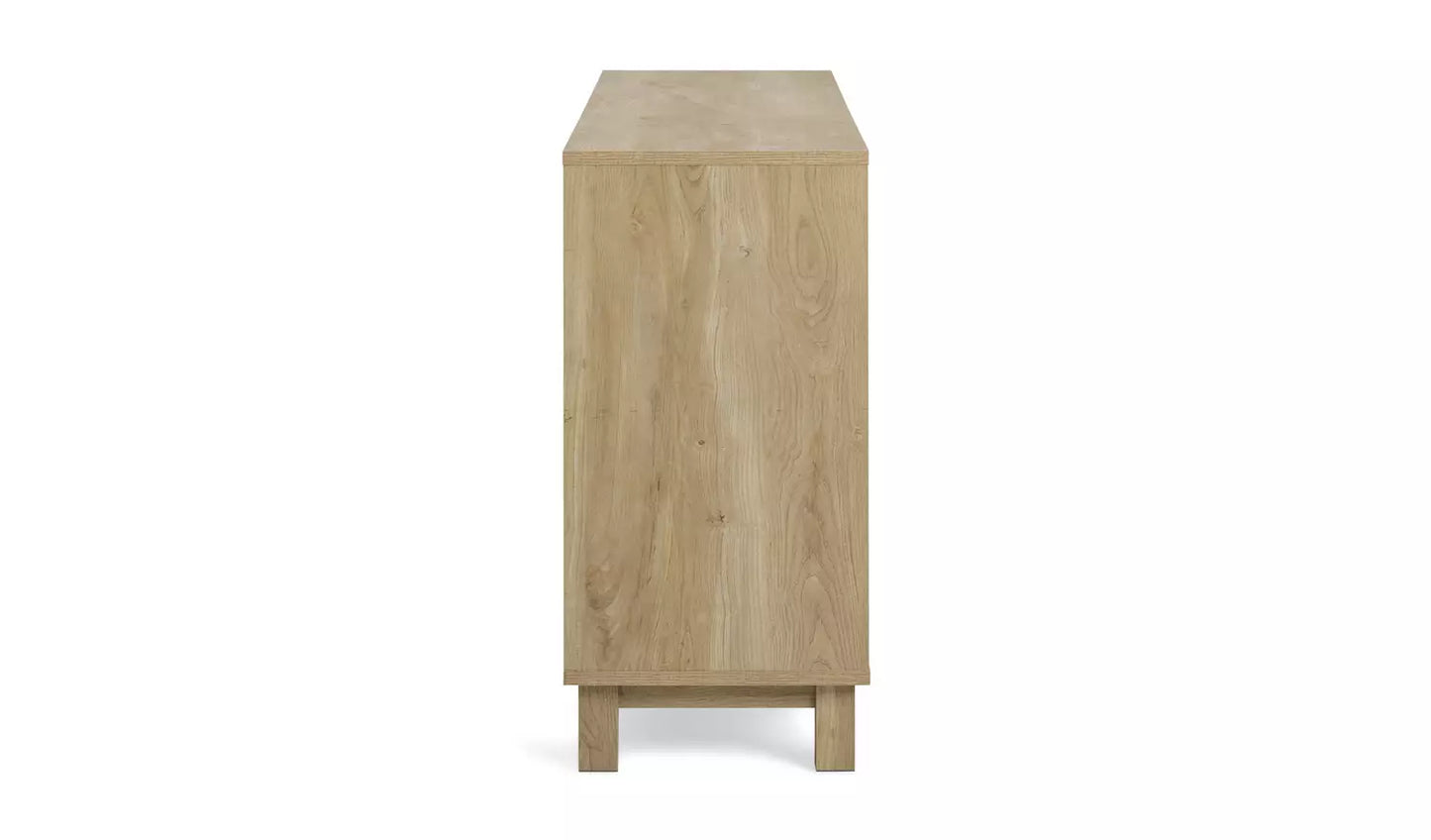 Assembled Habitat Fynn 3 Door Sideboard - Oak