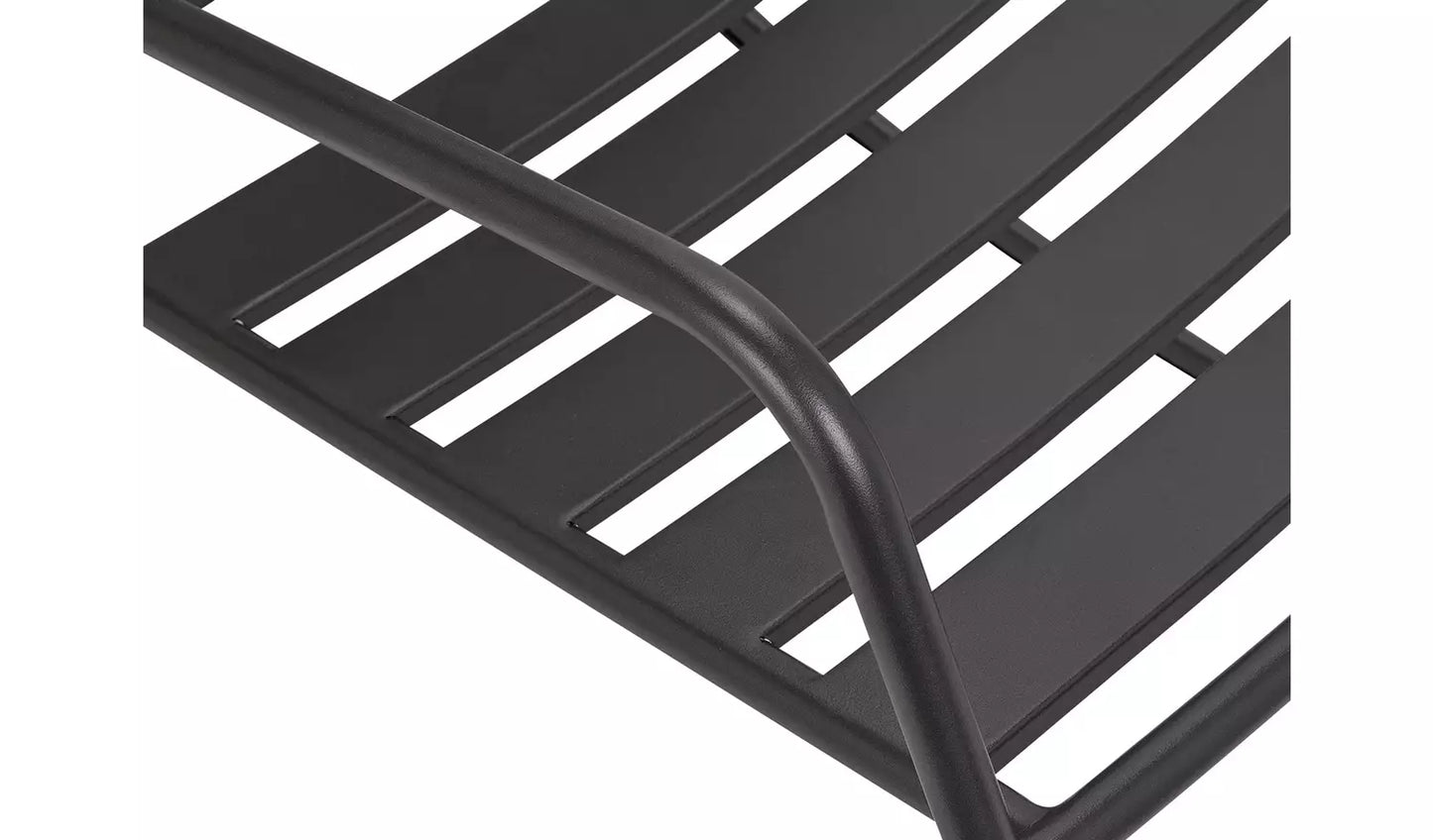 Steel Garden Rocking Chair - Charcoal