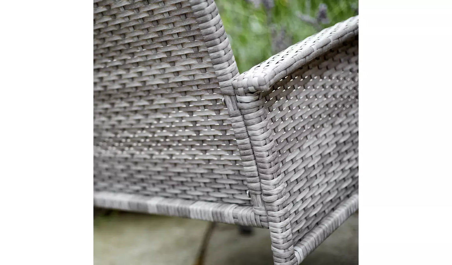 Lucia 4 Seater Rattan Effect Garden Sofa Set