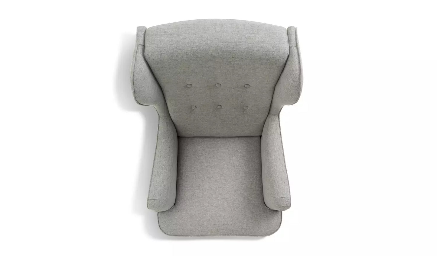 Habitat Callie Fabric Wingback Chair - Grey