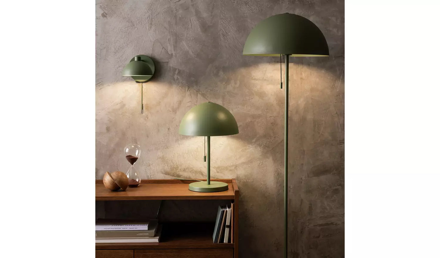 Habitat Modern Mushroom Floor Lamp - Green