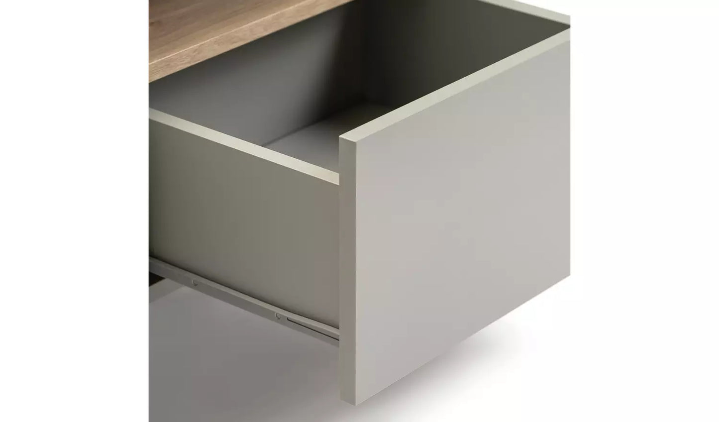 Assembled Habitat Skandi 3 Drawer TV Unit - Grey