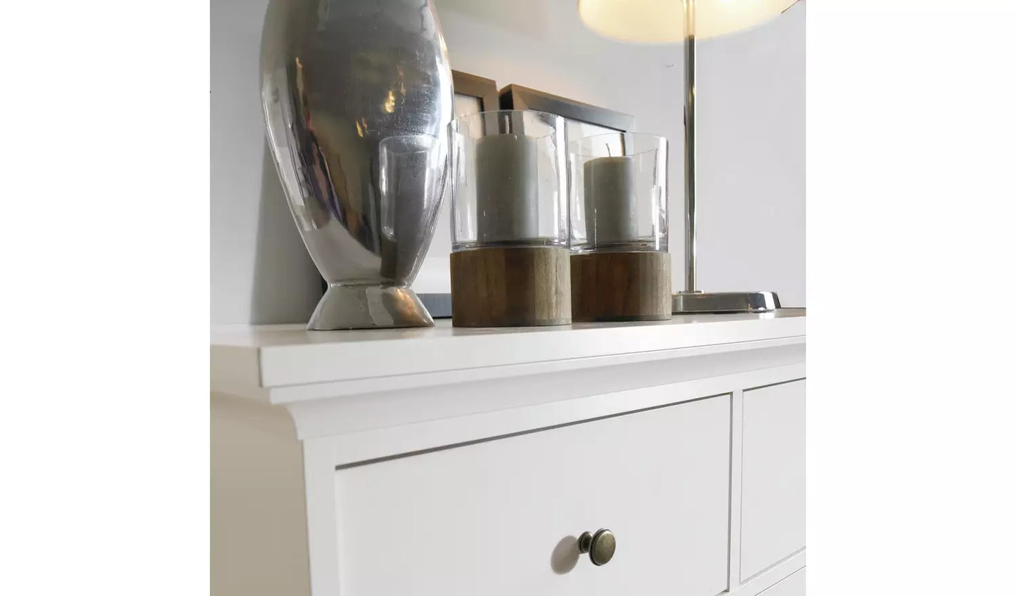 Tvilum Paris 8 Drawer Chest - White