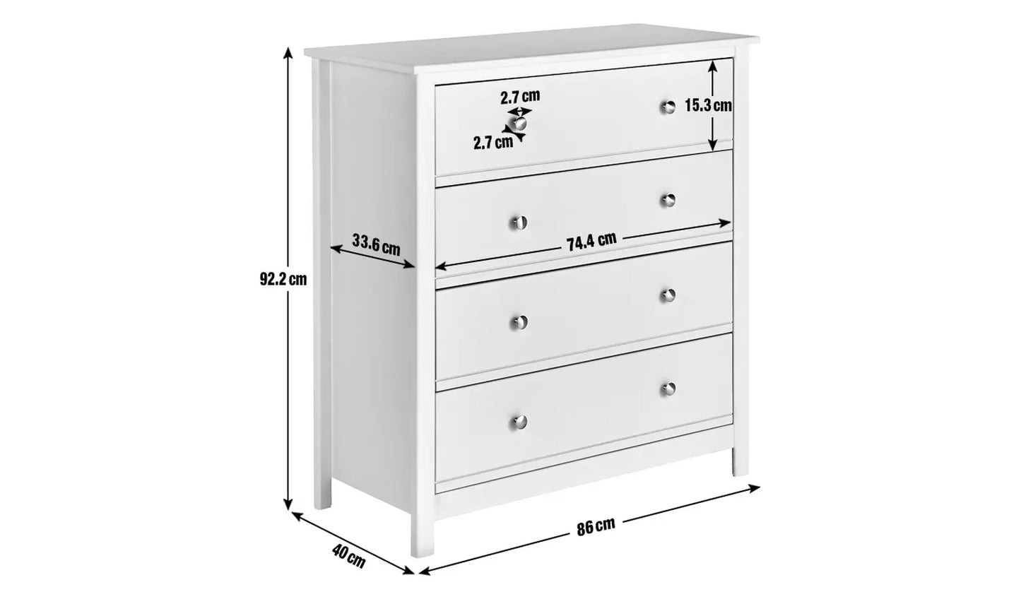 Assembled Habitat Brooklyn 4 Drawer Chest of Drawers - Green