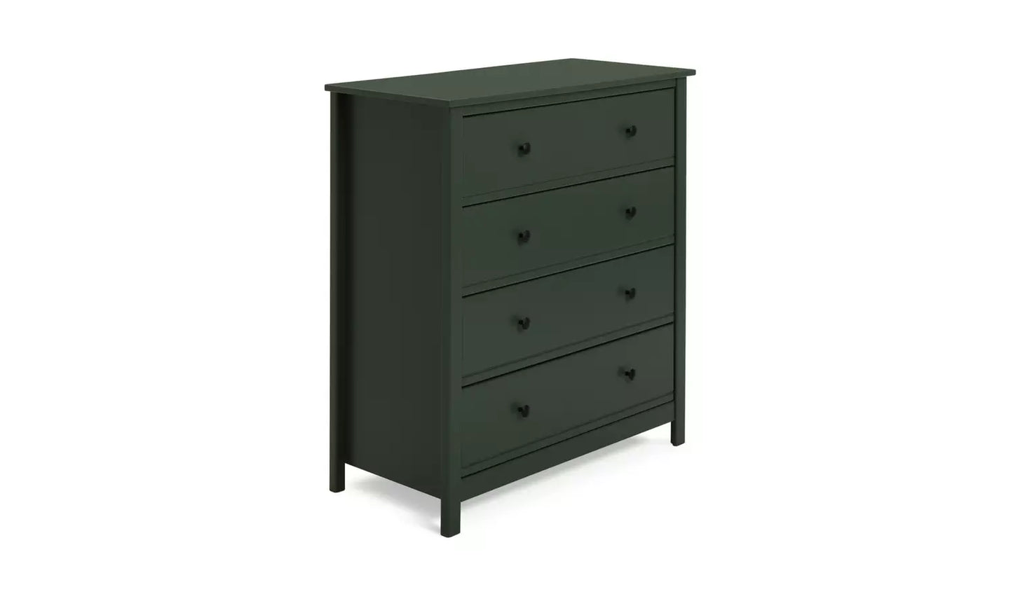 Assembled Habitat Brooklyn 4 Drawer Chest of Drawers - Green
