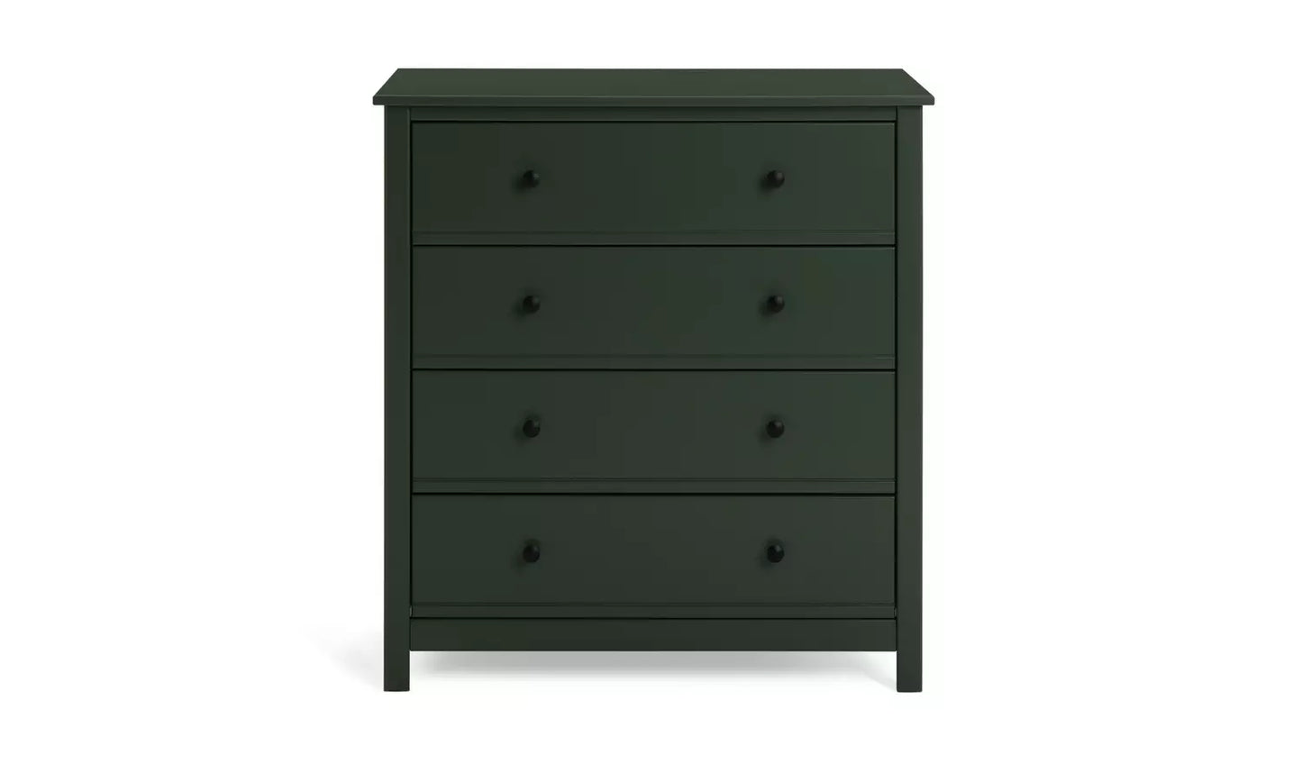 Assembled Habitat Brooklyn 4 Drawer Chest of Drawers - Green