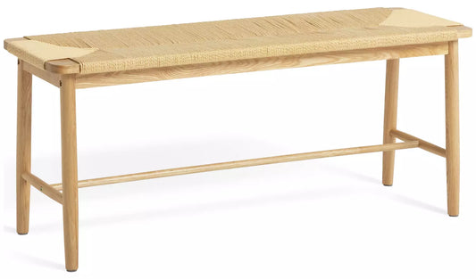 Assembled Habitat Hanna Oak Bench - Natural