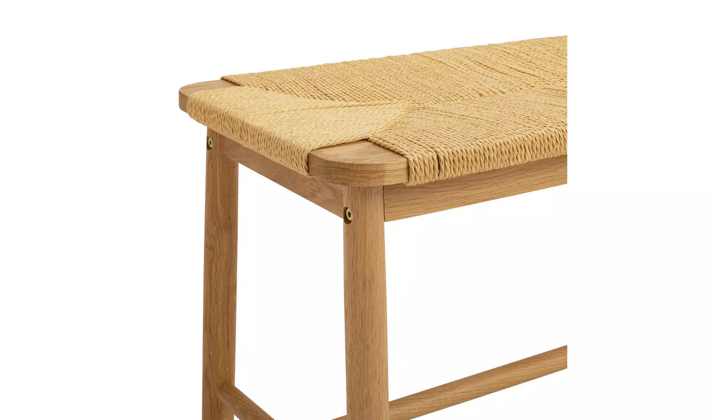 Assembled Habitat Hanna Oak Bench - Natural