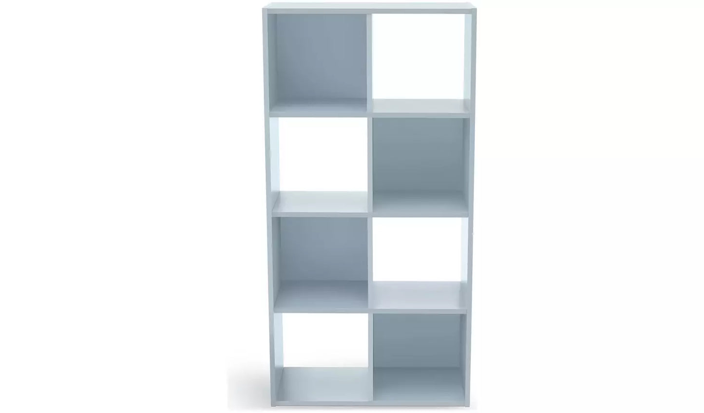 Assembled Squares 8 Cube Storage Unit - Grey