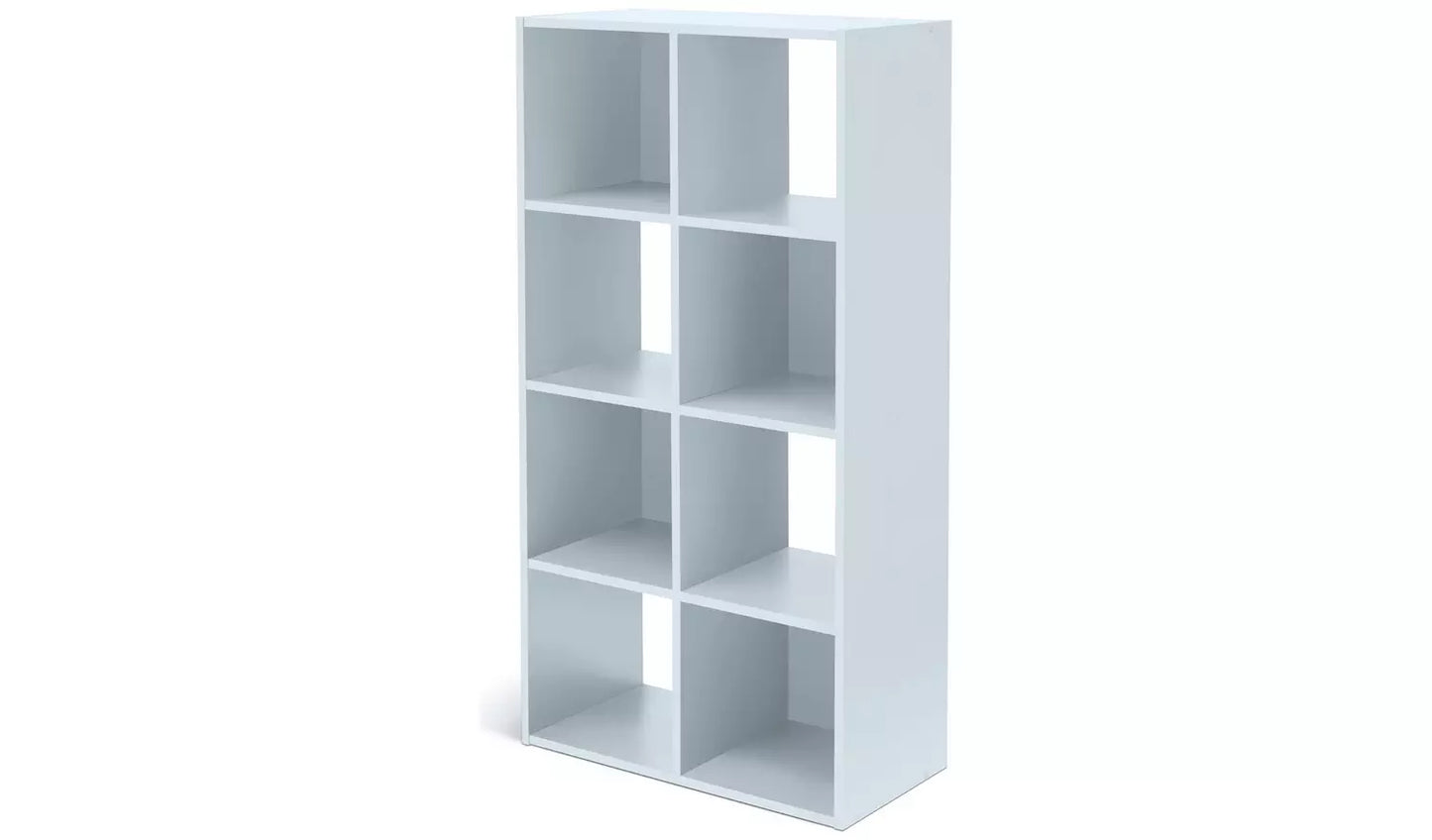 Assembled Squares 8 Cube Storage Unit - Grey