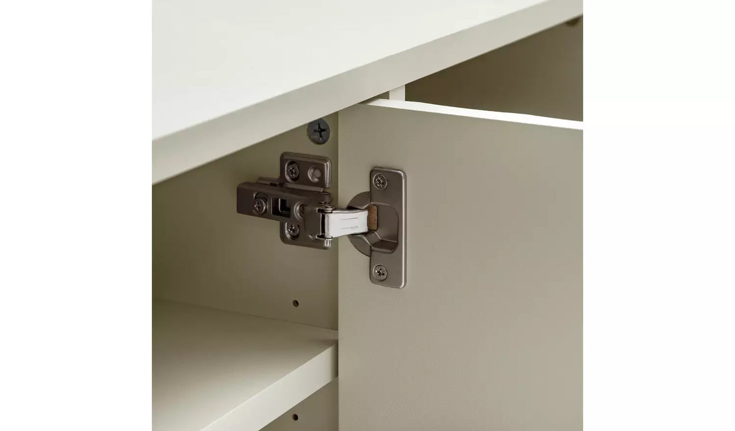 Assembled Habitat Oti 2 Door TV Unit - Champagne