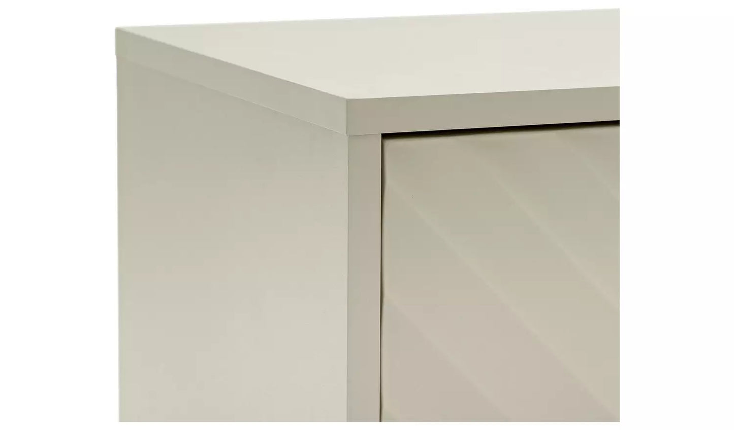 Assembled Habitat Oti 2 Door TV Unit - Champagne