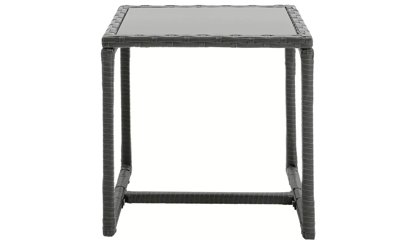 Cento 2 Seater Rattan Effect Garden Bistro Set