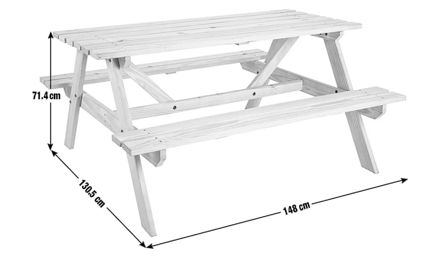 4 Seater Wooden Garden Bench