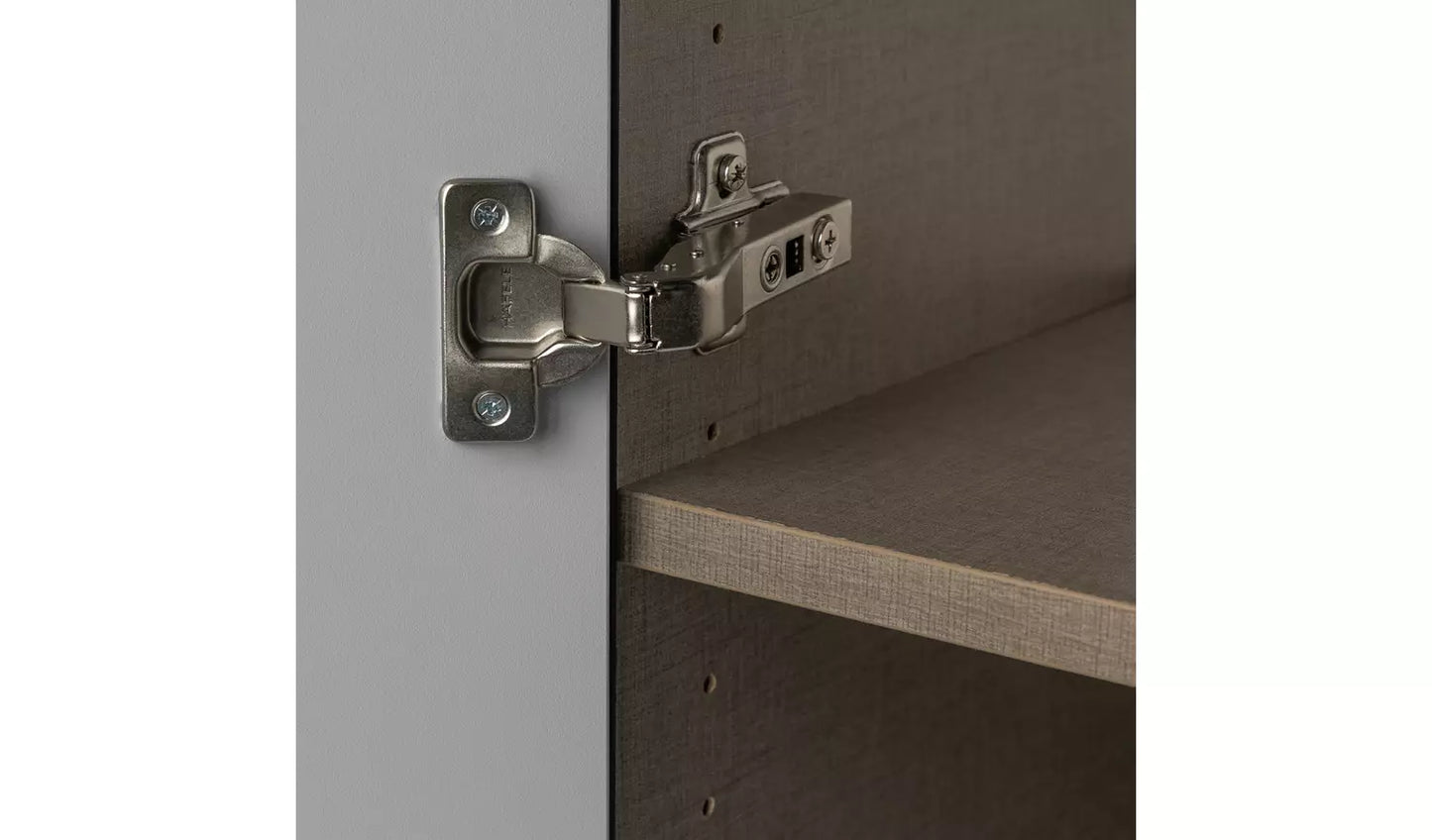 Habitat Munich Corner 1 Door Mirror Wardrobe - Anthracite