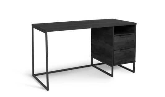Habitat Nomad 2 Drawer Office Desk - Black