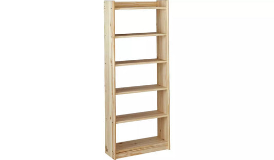 Assembled Narrow Shelving Unit - Pine