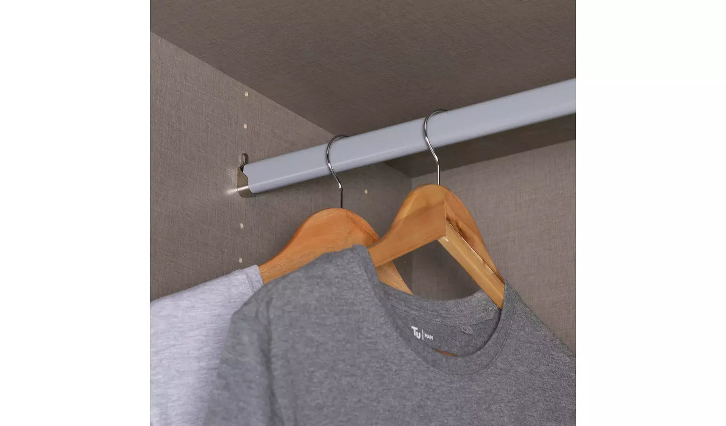 Habitat Munich Panelled 6 Door Mirror Wardrobe - Anthracite
