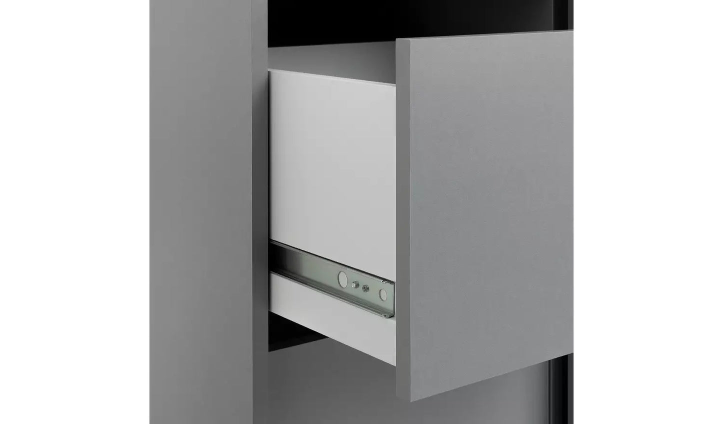 Malibu 1 Door Sliding Wardrobe - Grey