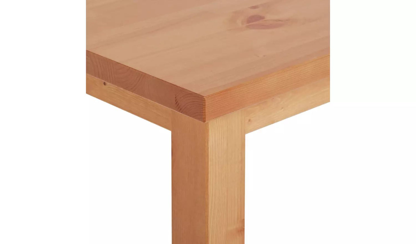 Habitat Ashdon Solid Pine 6 Seater Dining Table - Oak Effect