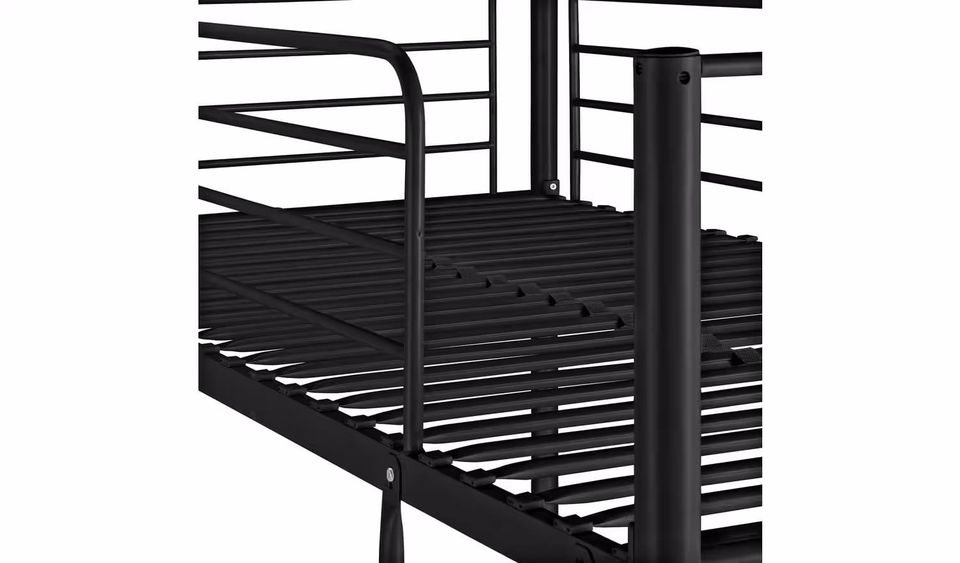 Mason Metal Bunk Bed Frame - Black