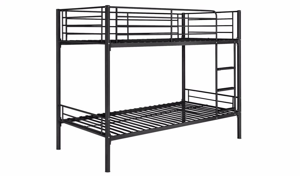 Mason Metal Bunk Bed Frame - Black