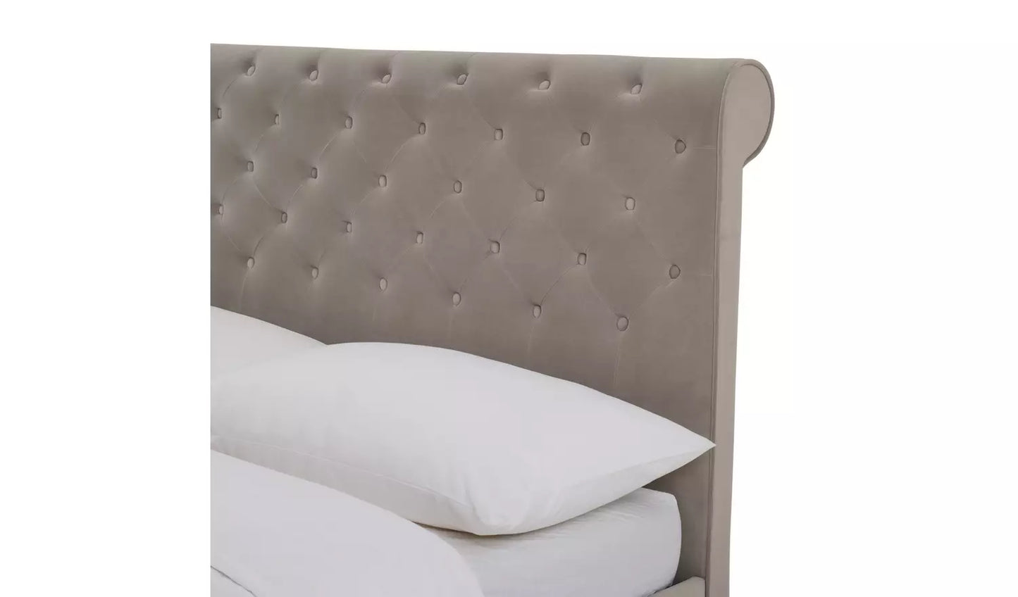 Harrow Kingsize Side Lift Ottoman Bed - Grey