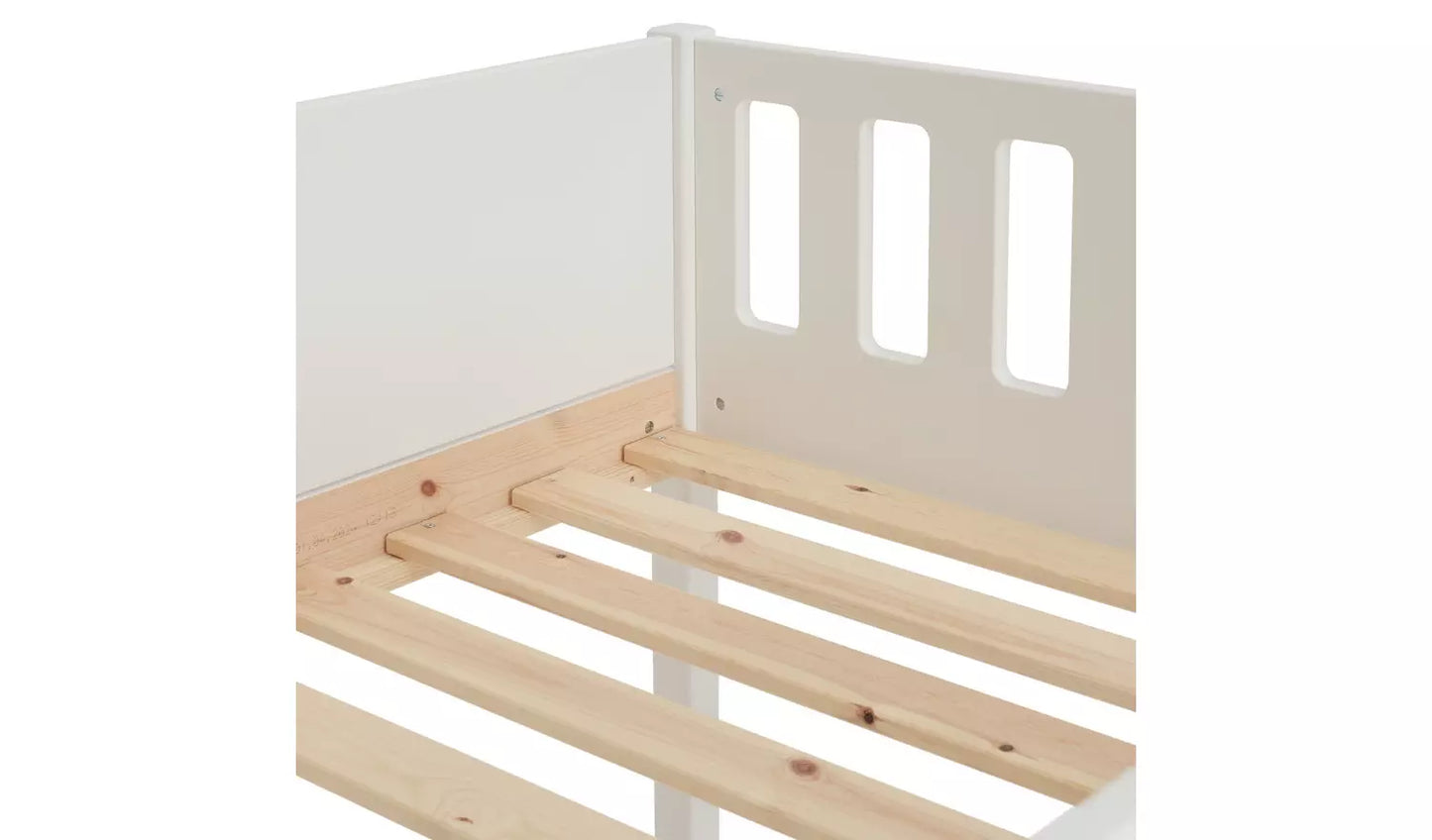(Damage) Habitat Ronnie Bunk Bed Frame - White