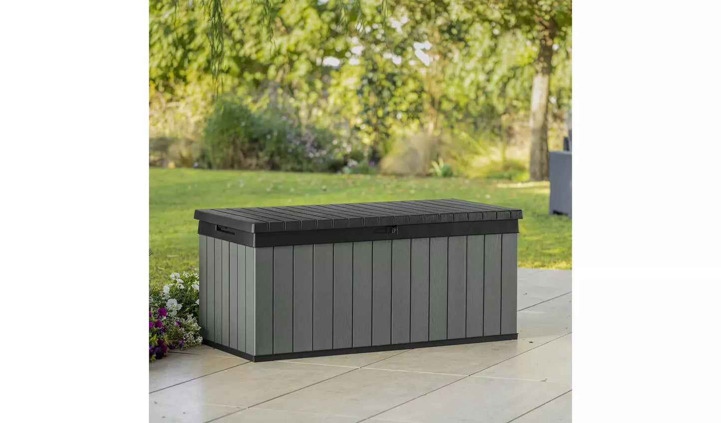 Keter Darwin 454L Outdoor Garden Storage Box - Green