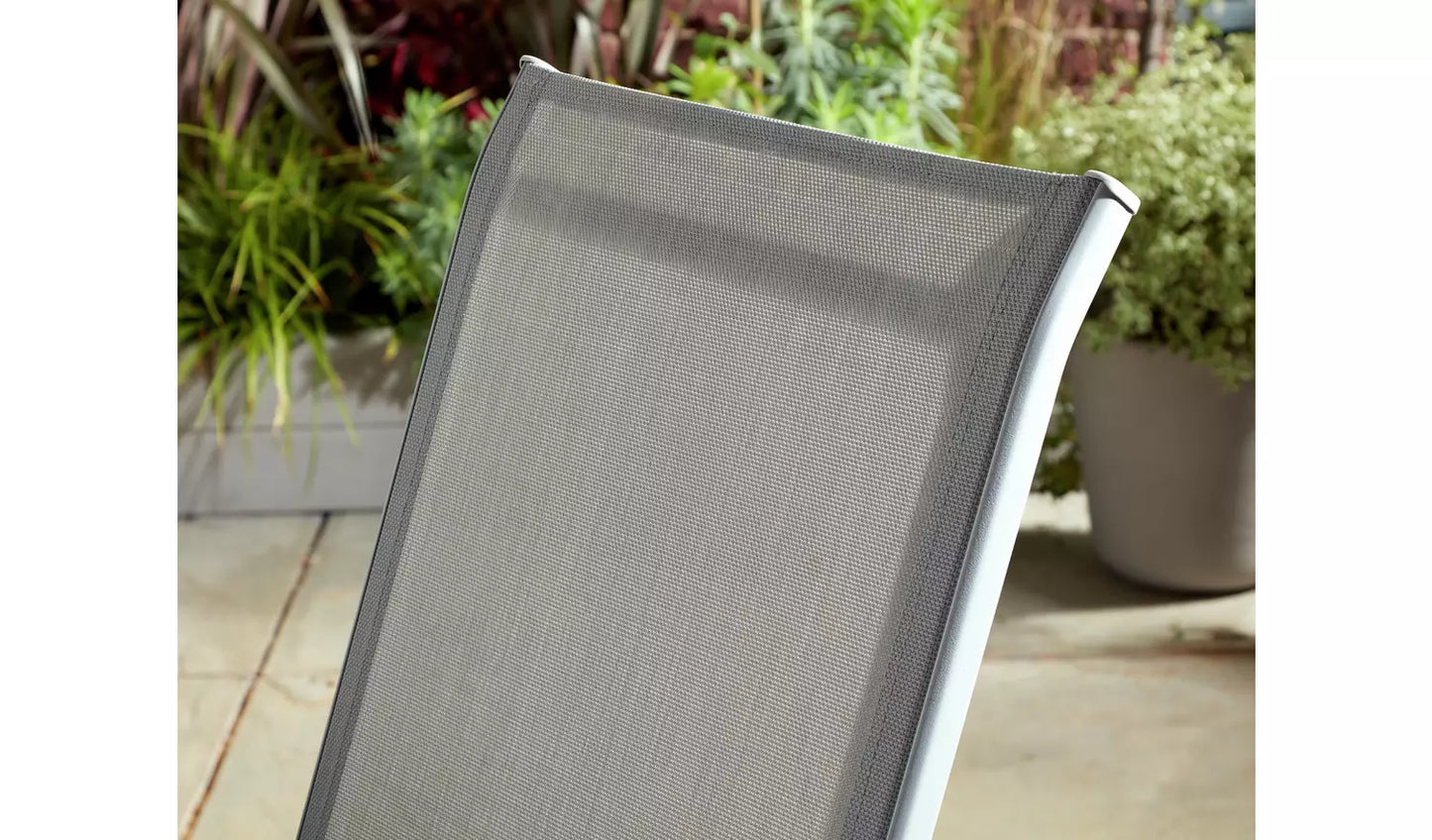 Sicily 4 Seater Metal Patio Set - Grey
