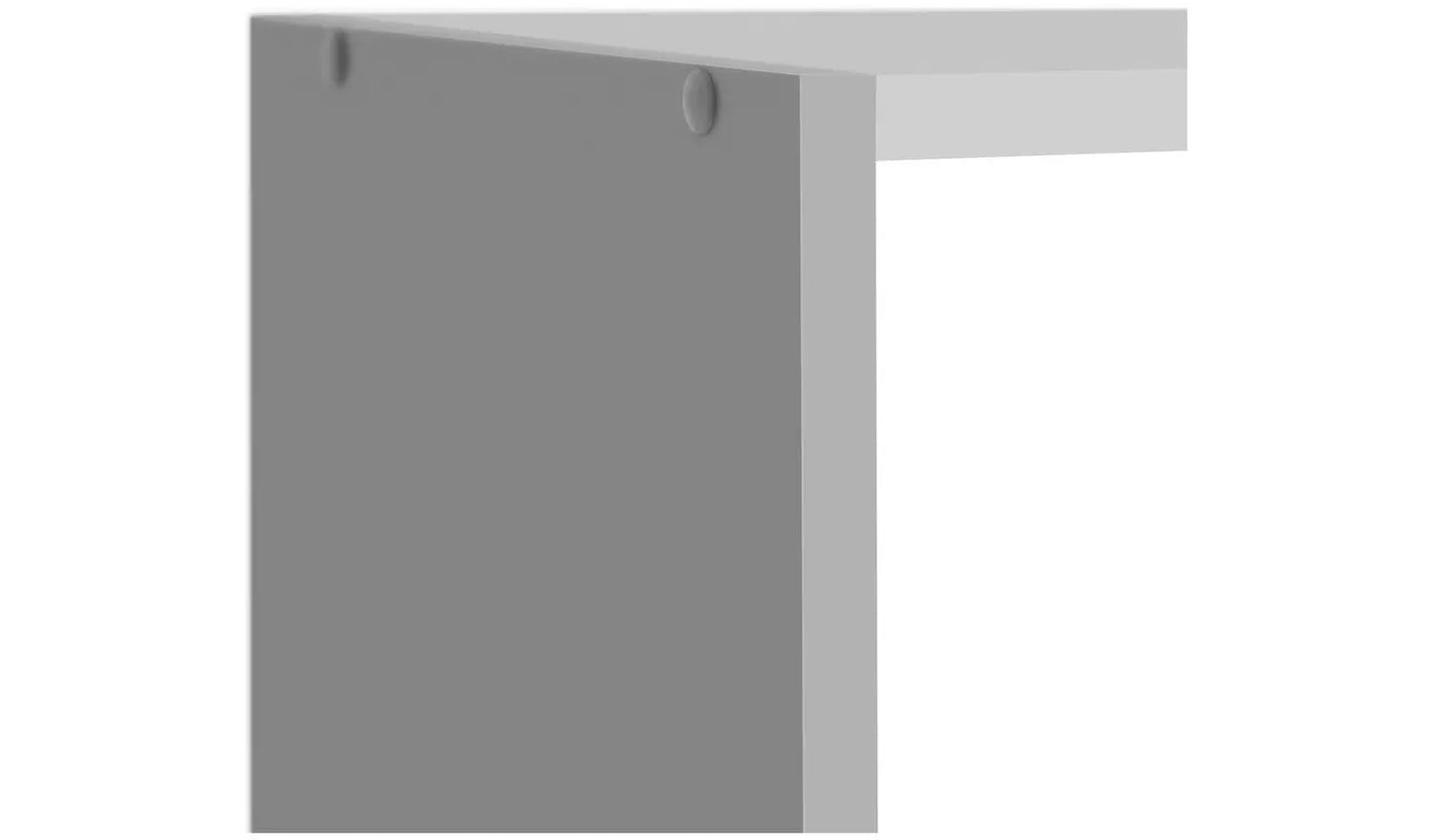 Assembled Squares 6 Cube Storage Unit - Grey