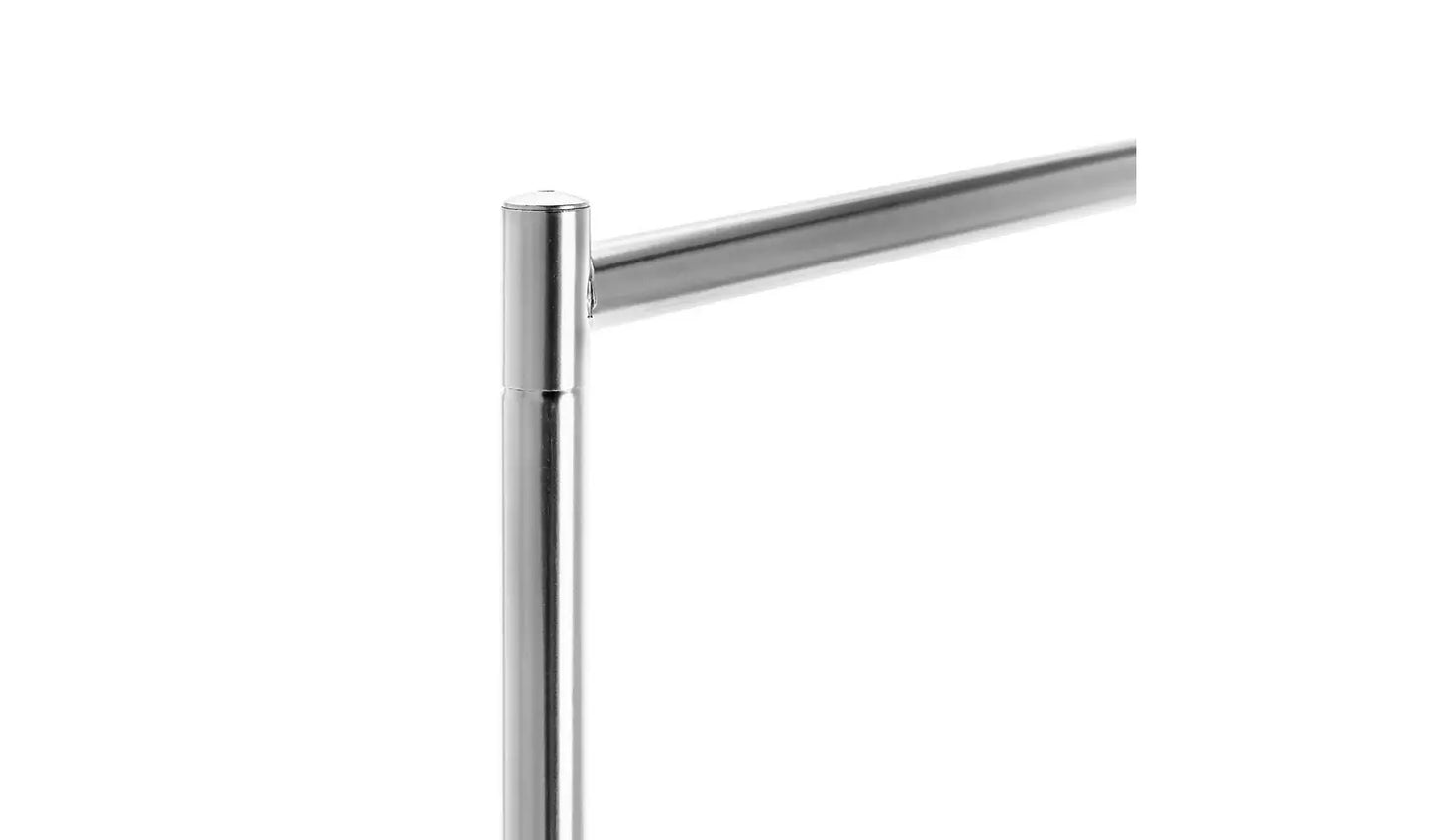 Heavy Duty Single 4 Feet Clothes Rail - Chrome