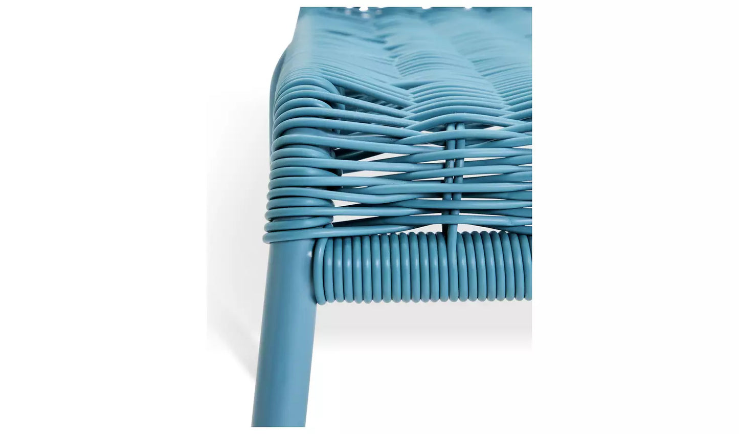 Habitat Sona Rattan Effect Garden Chair - Blue
