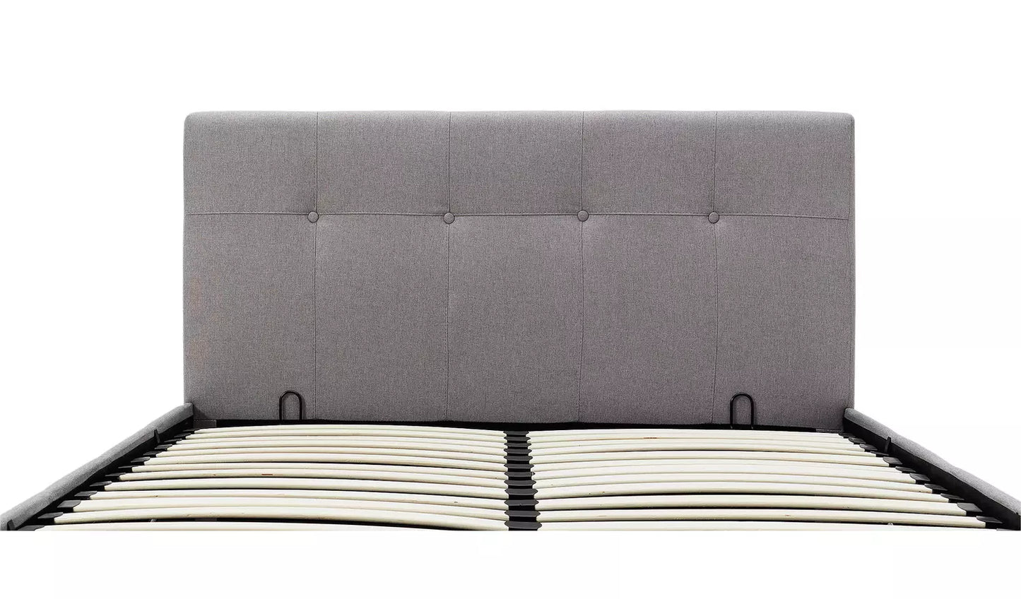 (Minor defect) Eros Kingsize End Opening Ottoman Bed Frame- Grey
