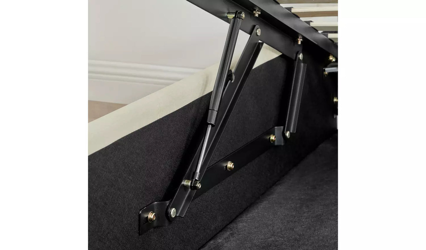 Heathdon Double End Lift Ottoman Bed - Natural