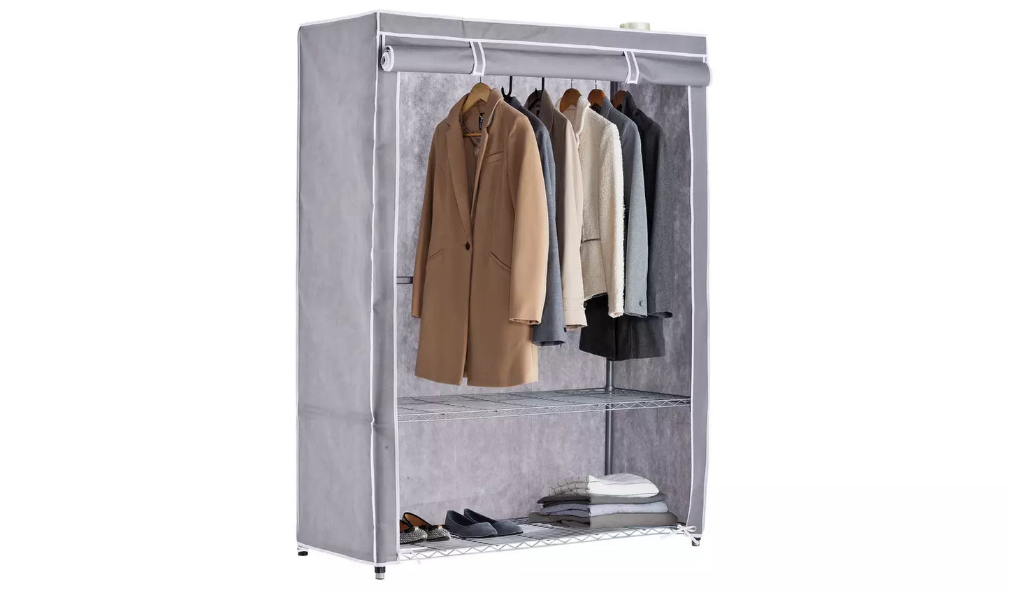 Double Heavy Duty Covered Rail - Grey