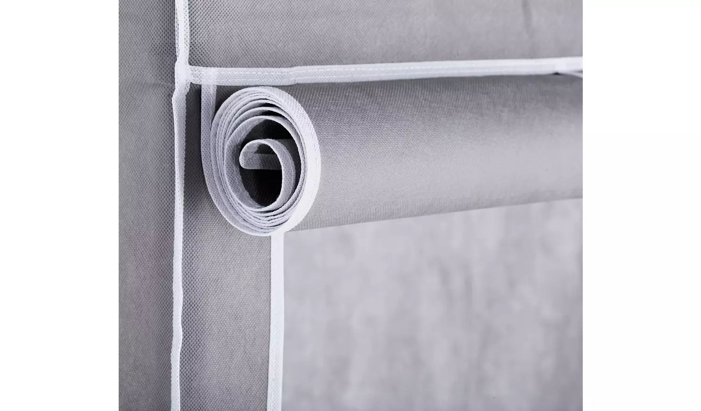 Double Heavy Duty Covered Rail - Grey