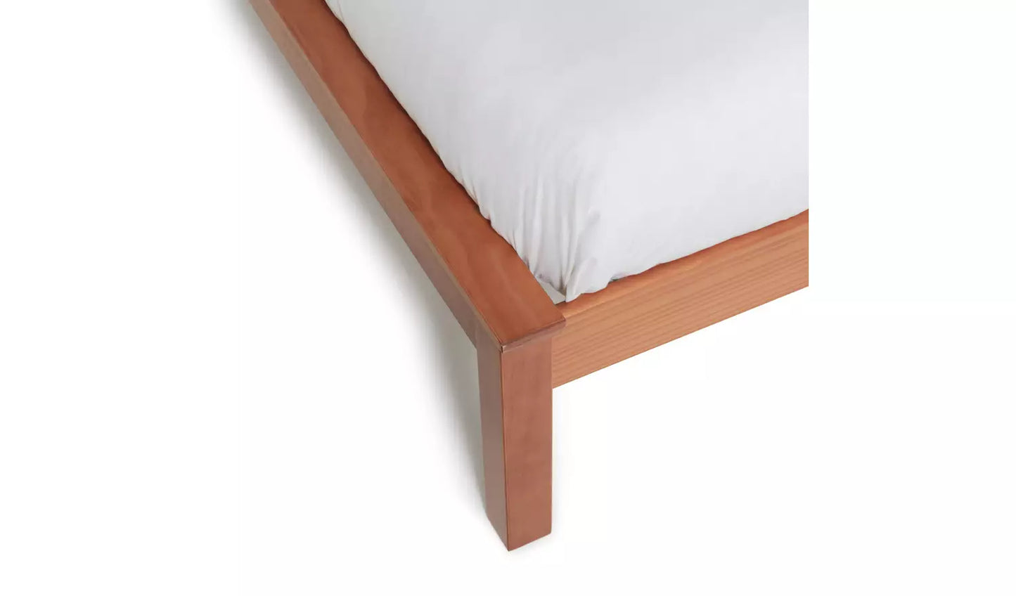 Aspley Kingsize Wooden Bed Frame - Oak Stain