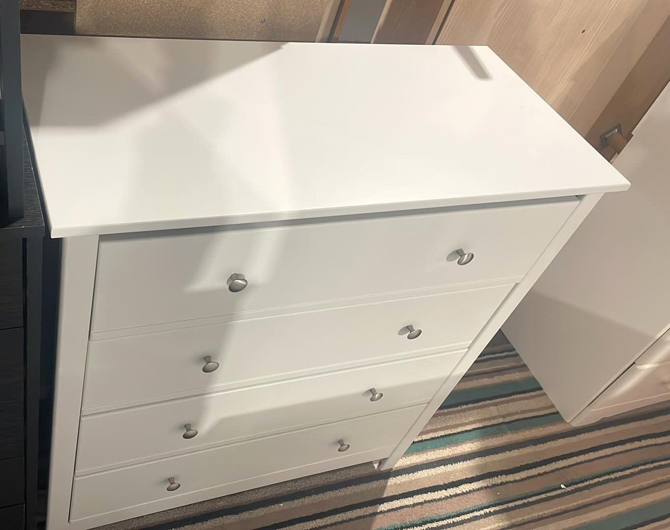 Assembled Habitat Brooklyn 4 Chest of Drawers - White