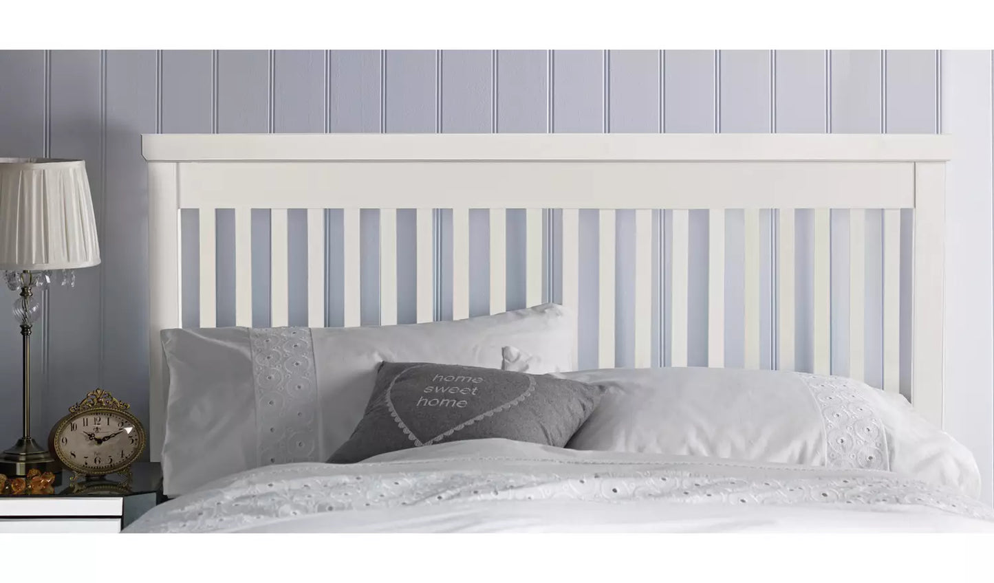 Aubrey Kingsize Headboard - White