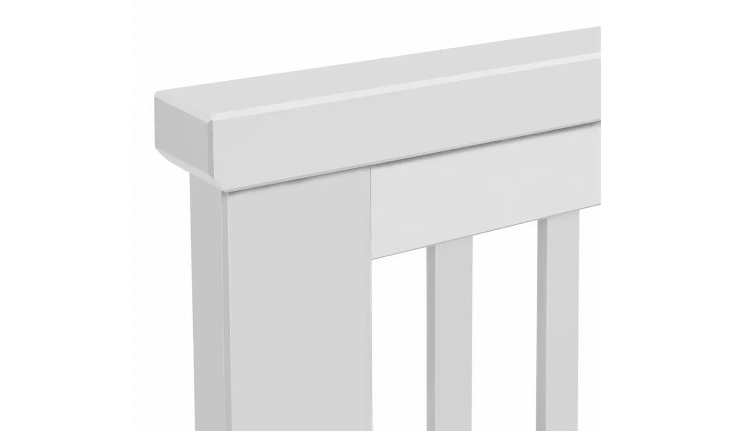 Aubrey Kingsize Headboard - White