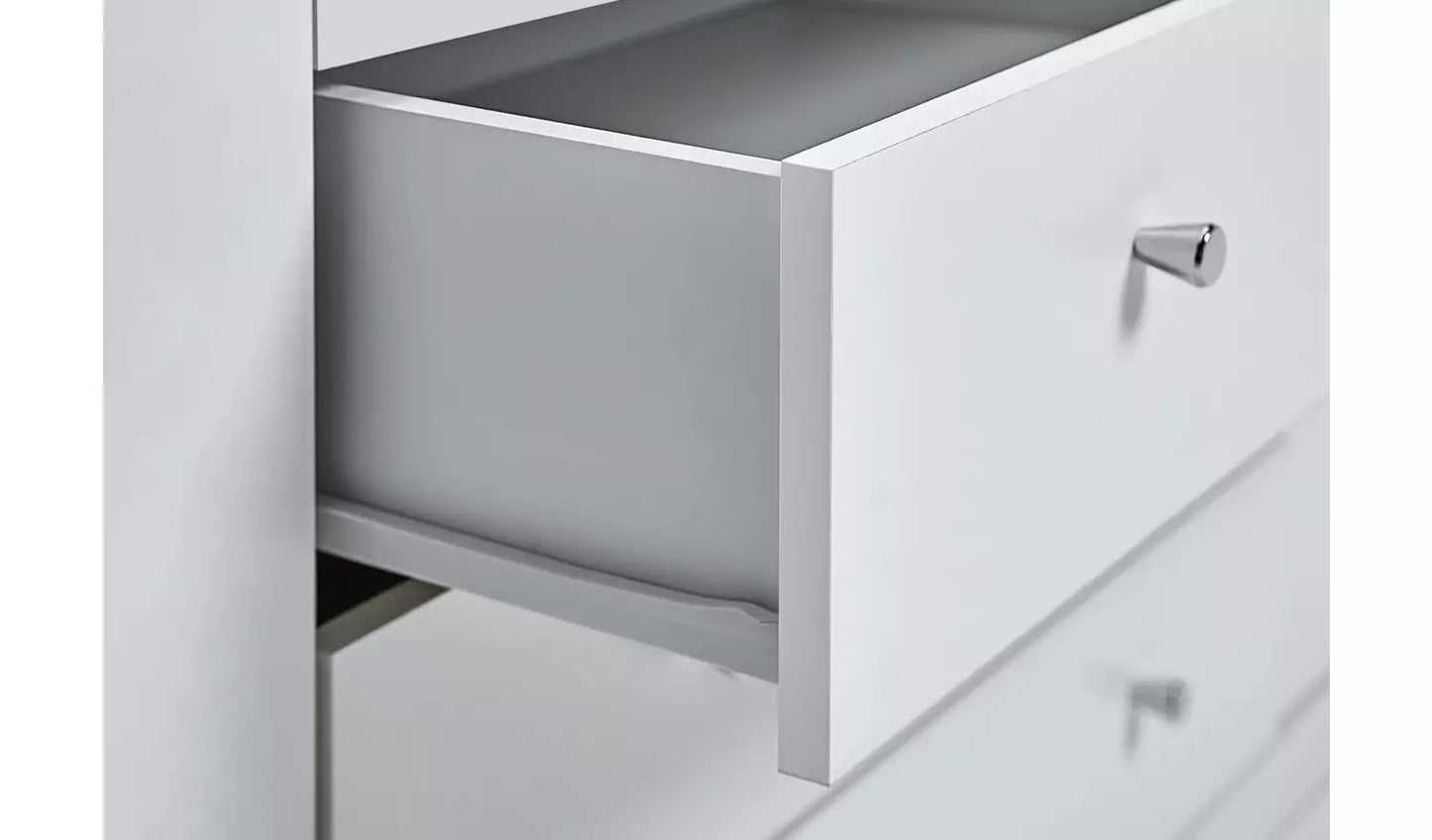 Malibu 3 Door 4 Drawer Wardrobe - White