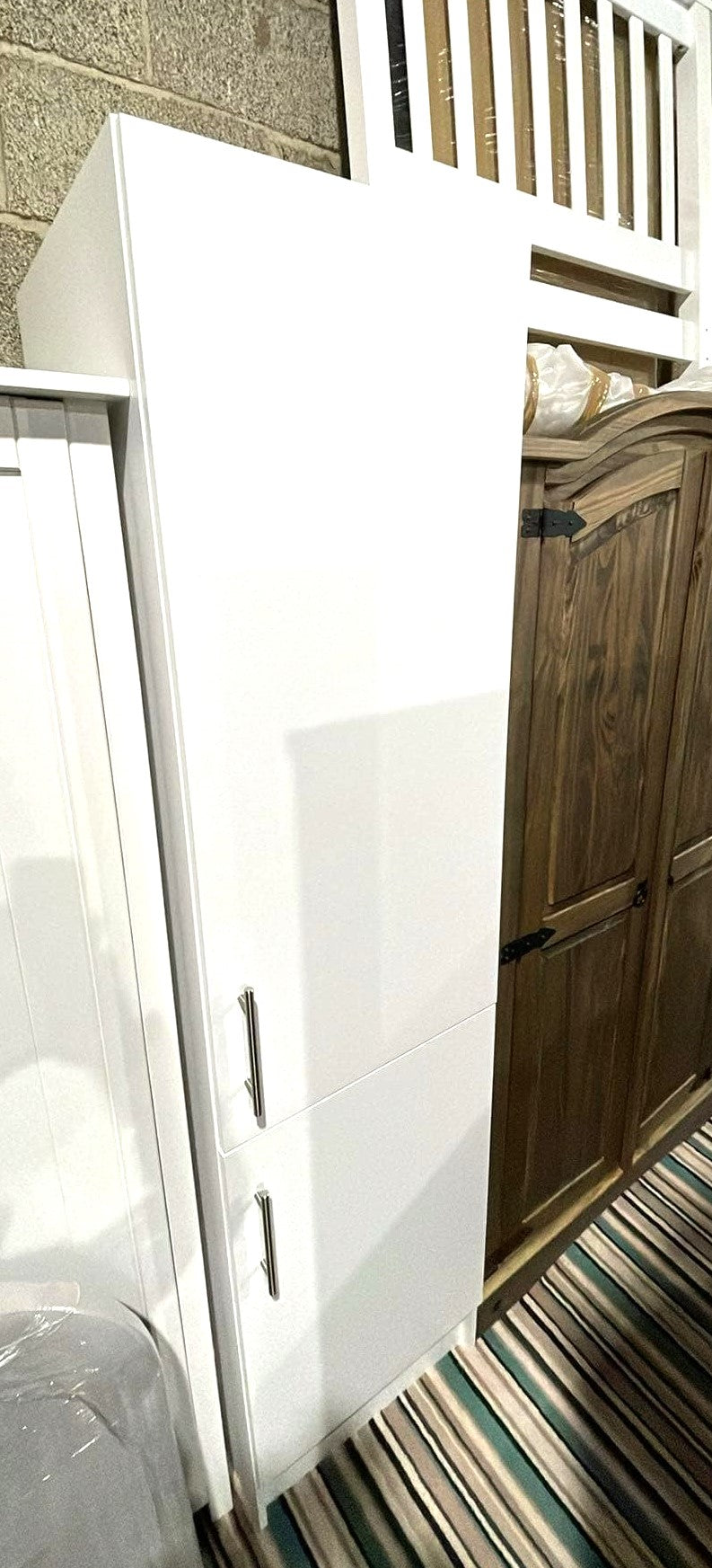 Assembled Athina 500mm Fitted Kitchen Tall Unit - White